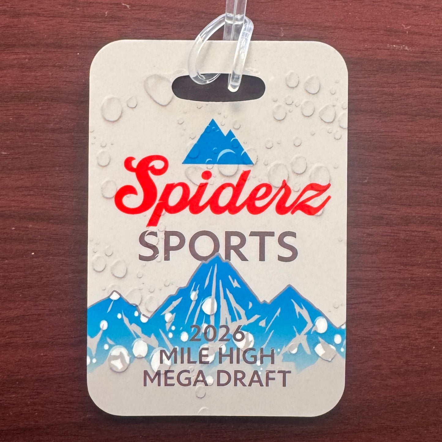 '26 Mile High Mega Draft - Custom Bag Tag